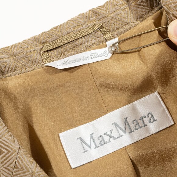 Max Mara wool cropped wrapped blazer - Picture 3 of 5